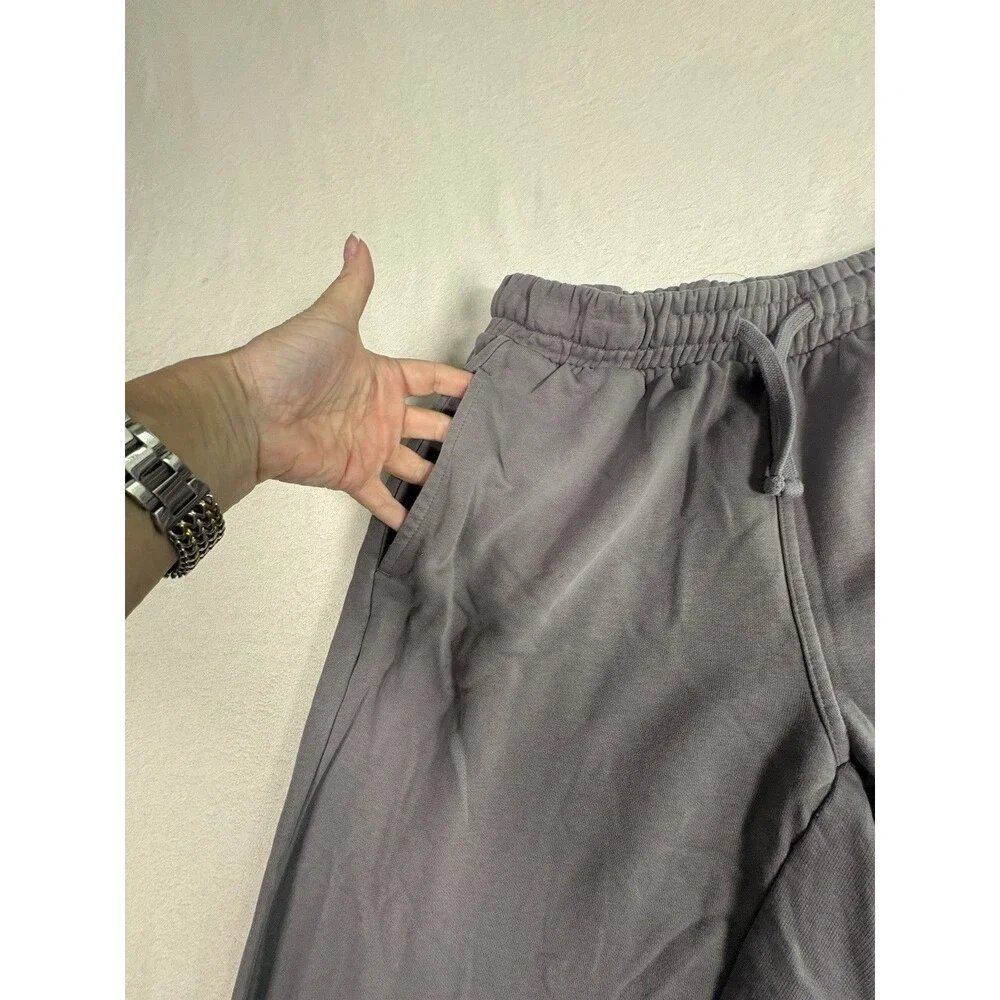 Gymshark Lifting Joggers Gray Sweatpants Men’s Large Fleece Lined Cotton Blend